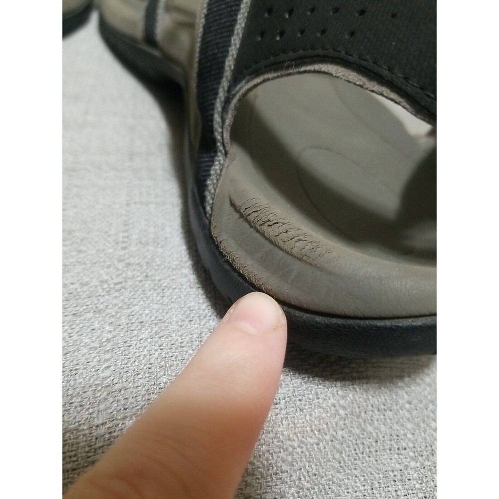 Teva Tirra Sandals Womens Black Grey Adjustable Hook Loop Strappy F27119A Sz 11 - Picture 7 of 16
